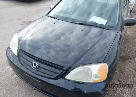 2002 Honda Civic Lx z USA, uszkodzony, nr VIN 1HGES16562L059355